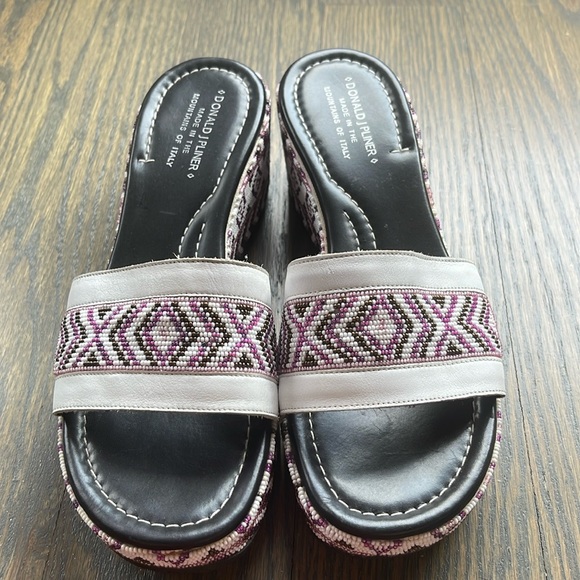 NEW!! Women’s Donald J Pliner Salida Platform Slide Size 10M